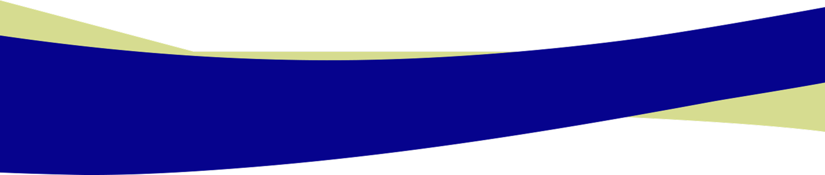 A wavy Werfen-blue ribbon-like shape with faint yellowish-green wave underneath.